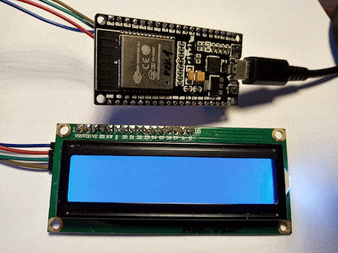 ESP32-LCD vystup