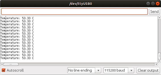 ESP32 - vnitrni cidlo teploty - vysledky