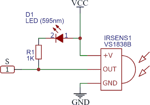 schema modulu KY-022