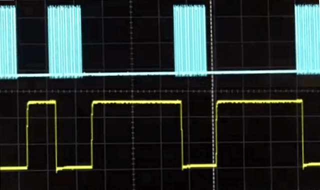 IR signal vs. vystup