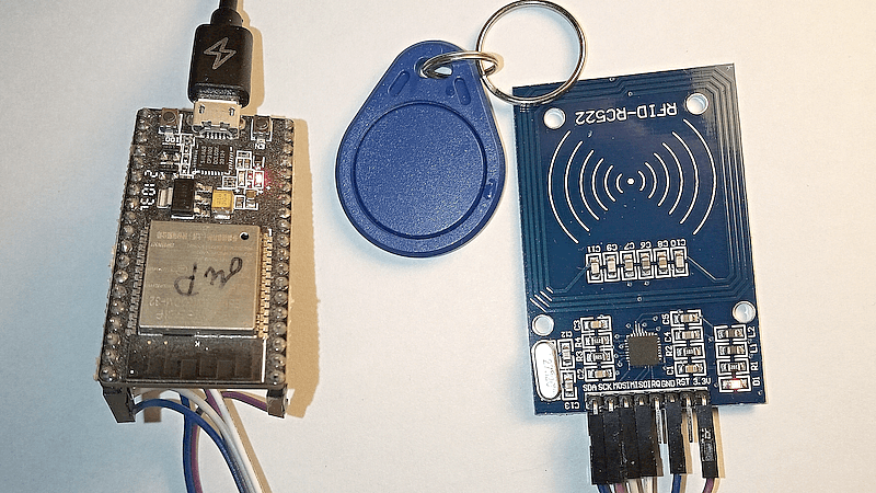 ESP32 a RFID-RC522