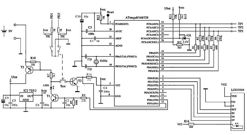 M8 - transistor tester - CZ návod