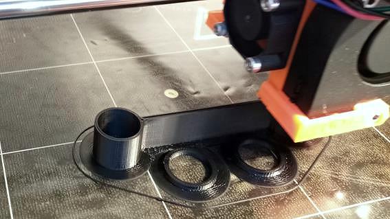 3D tisk opravné sady z černého ABS-T filamentu