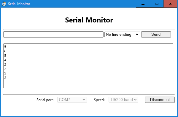 quite random - serial-monitor