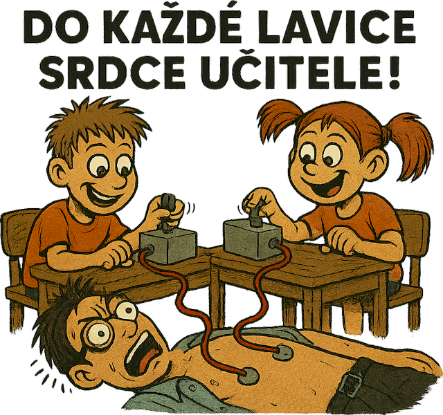 Do každé lavice srdce učitele