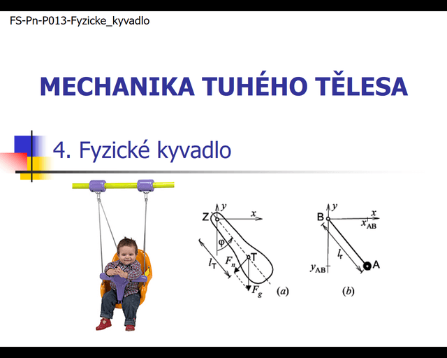 fyzicke kyvadlo